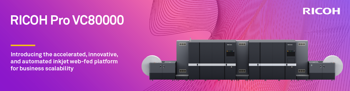 Banner: Introducing the accelerated, innovative, and automated inkjet web-fed platform for business scalability
